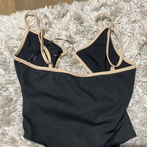 Cutout ribbed body suit - Picture 3 of 5